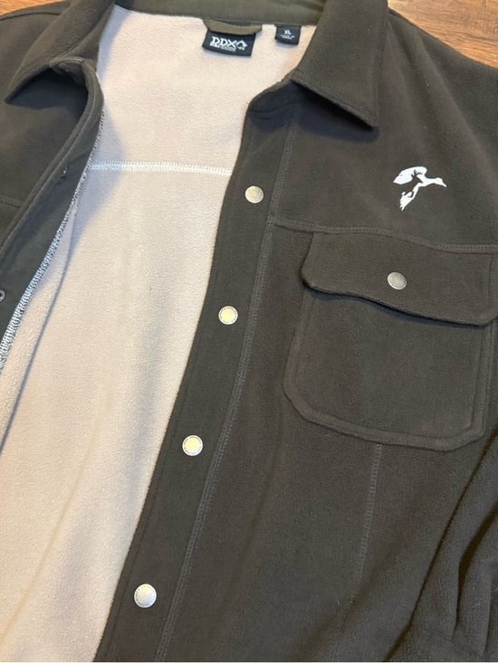 Dri-Duck DDX XL Power Fleece Jacket Gorpcore Brown Utility Softshell Coat 12oz - Picture 2 of 16